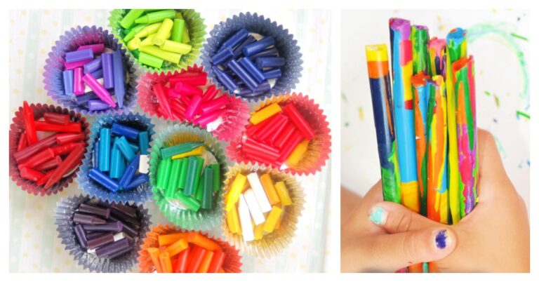 What to do with old crayons Kids Activities Blog FB