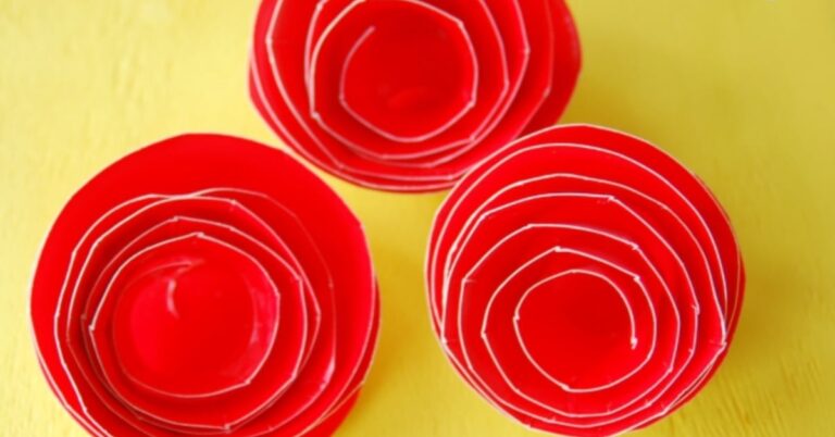 paper plate roses 1