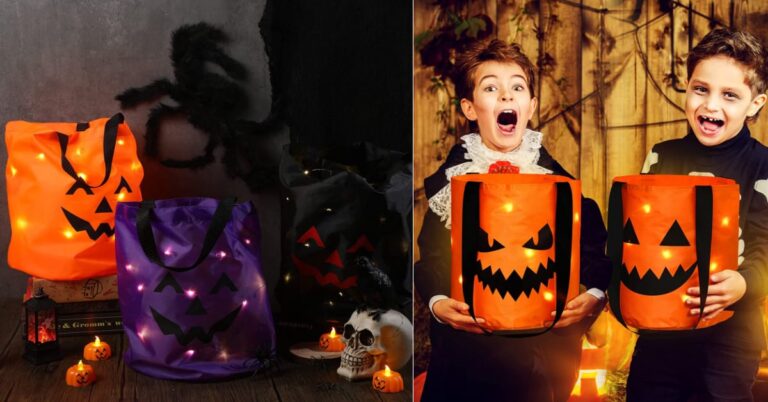 Light Up Halloween Candy Bags 1