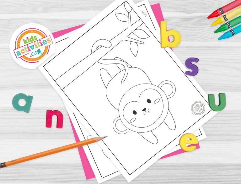 Monkey Coloring Pages Facebook