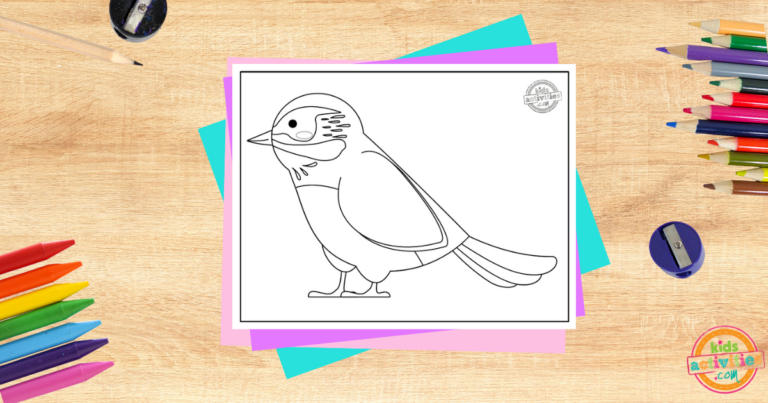 Printable Xenops Coloring Page Kids Activities Blog