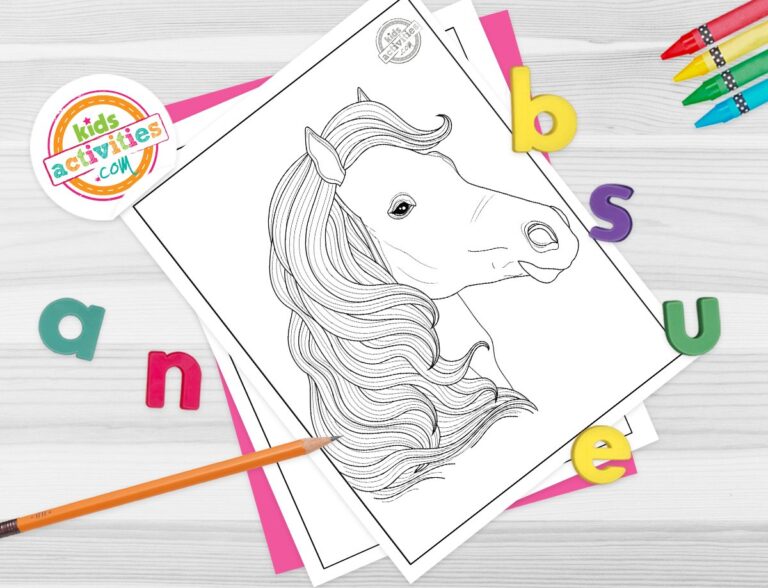 Realistic Horse Coloring Pages Facebook