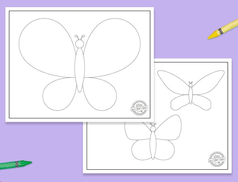 Butterfly Template Printable Facebook