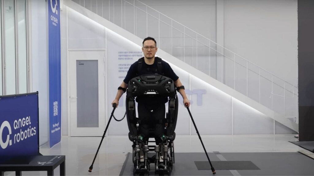 1 exoskeleton helps paralyzed people regain independence