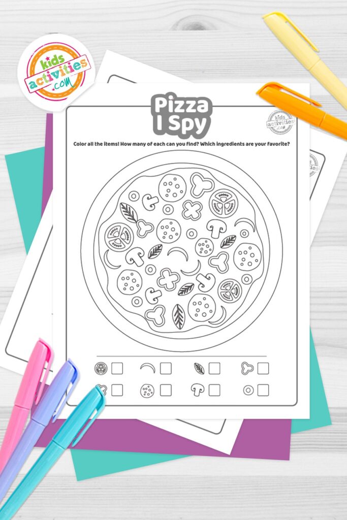 I Spy Worksheets Printable Feature Image