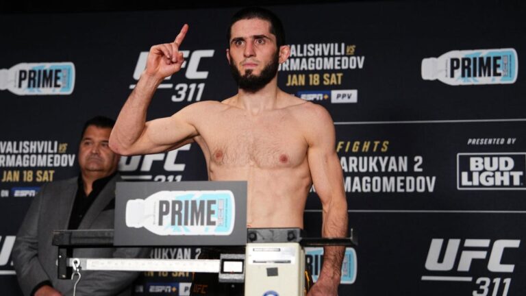 islam makhachev weighin 311