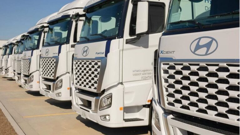 1 hydrogen fuel cell trucks hit the roads in georgia