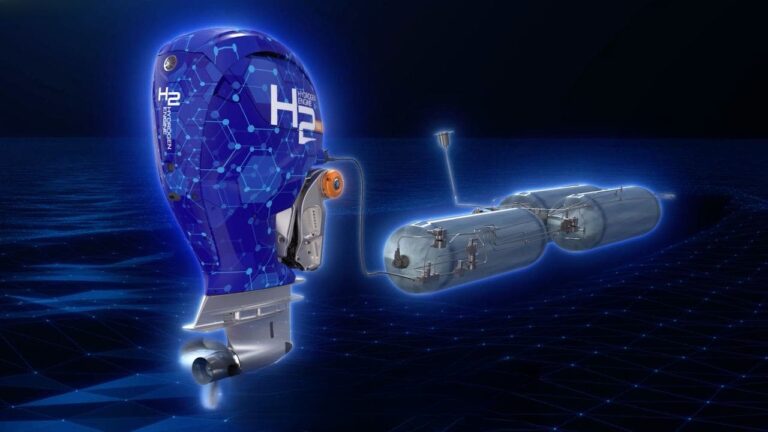 1 hydrogen outboard engine worlds first clean marine power